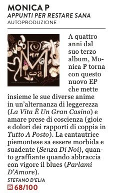 RUMORE - recensione marzo 2022
